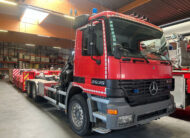 Mercedes Actros 2635 , 6×4, hákový nosič kontajnerov,  hydraulická ruka: HIAB 122B-3 DUO