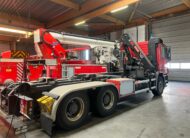 Mercedes Actros 2635 , 6×4, hákový nosič kontajnerov,  hydraulická ruka: HIAB 122B-3 DUO